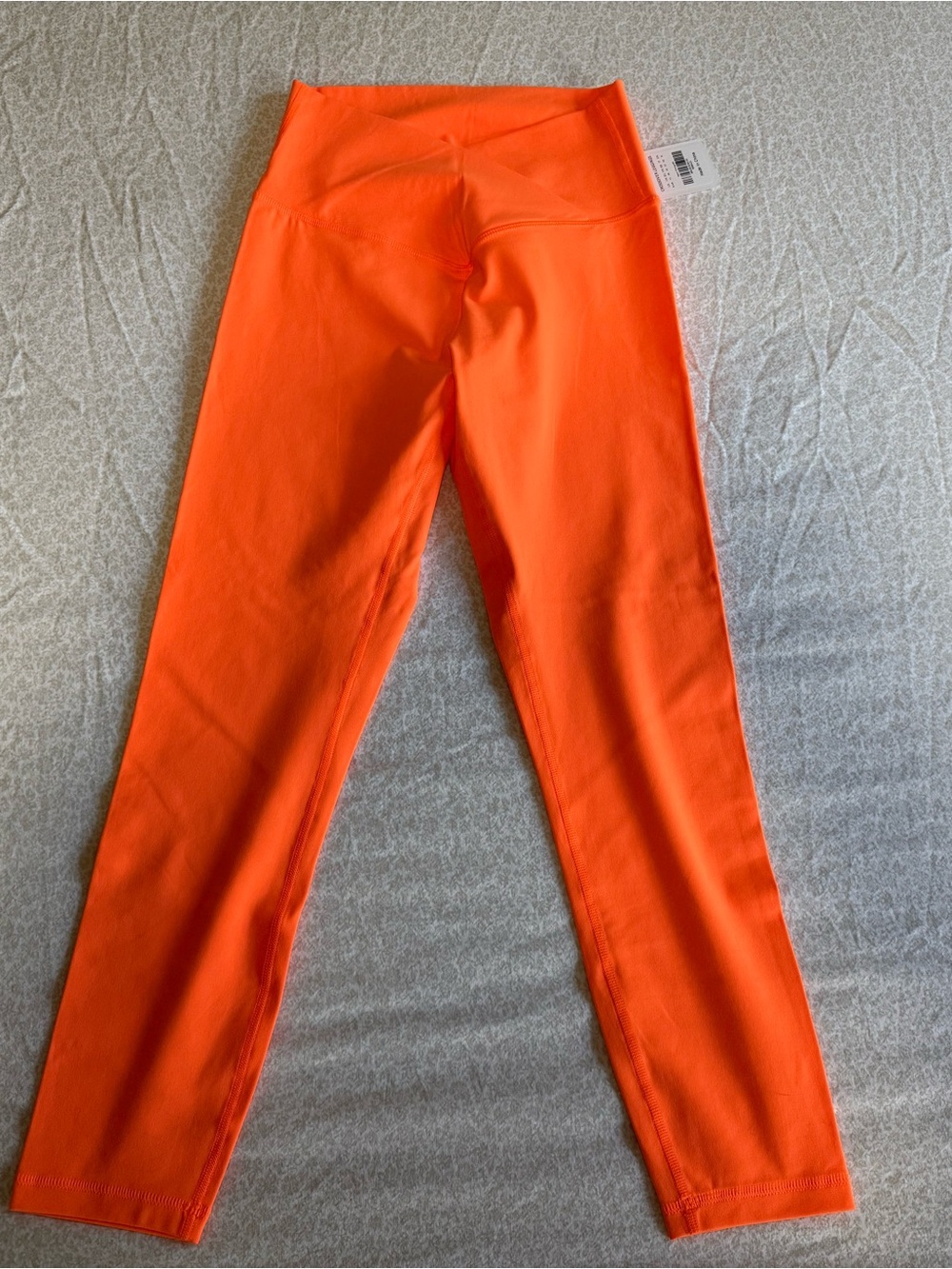 Women's High-Waist Orange Leggings